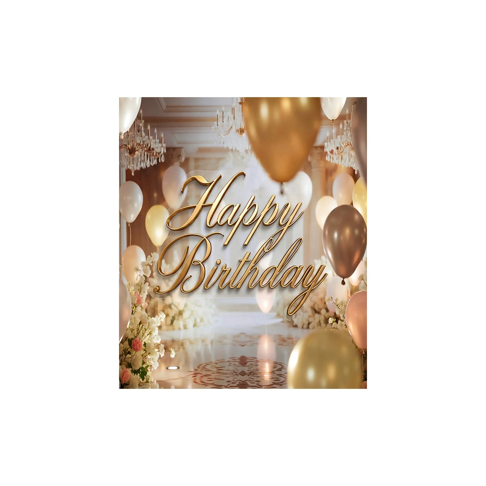 Happy Birthday Backdrop, Fabric Party decor, Event background Alba Backgrounds