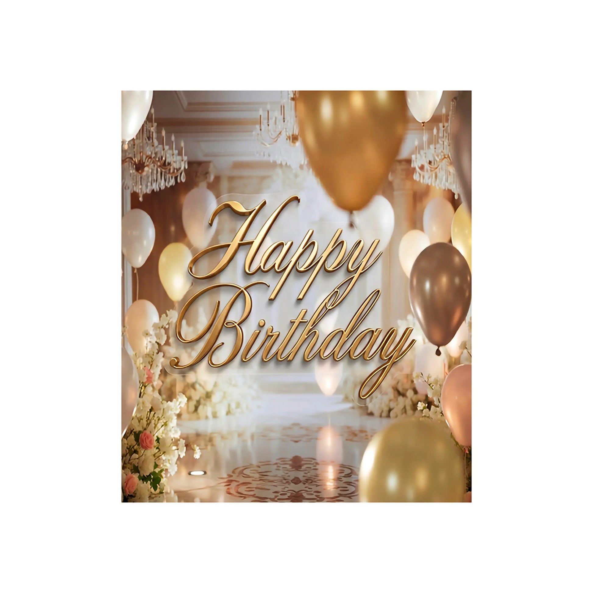 Happy Birthday Backdrop, Fabric Party decor, Event background Alba Backgrounds