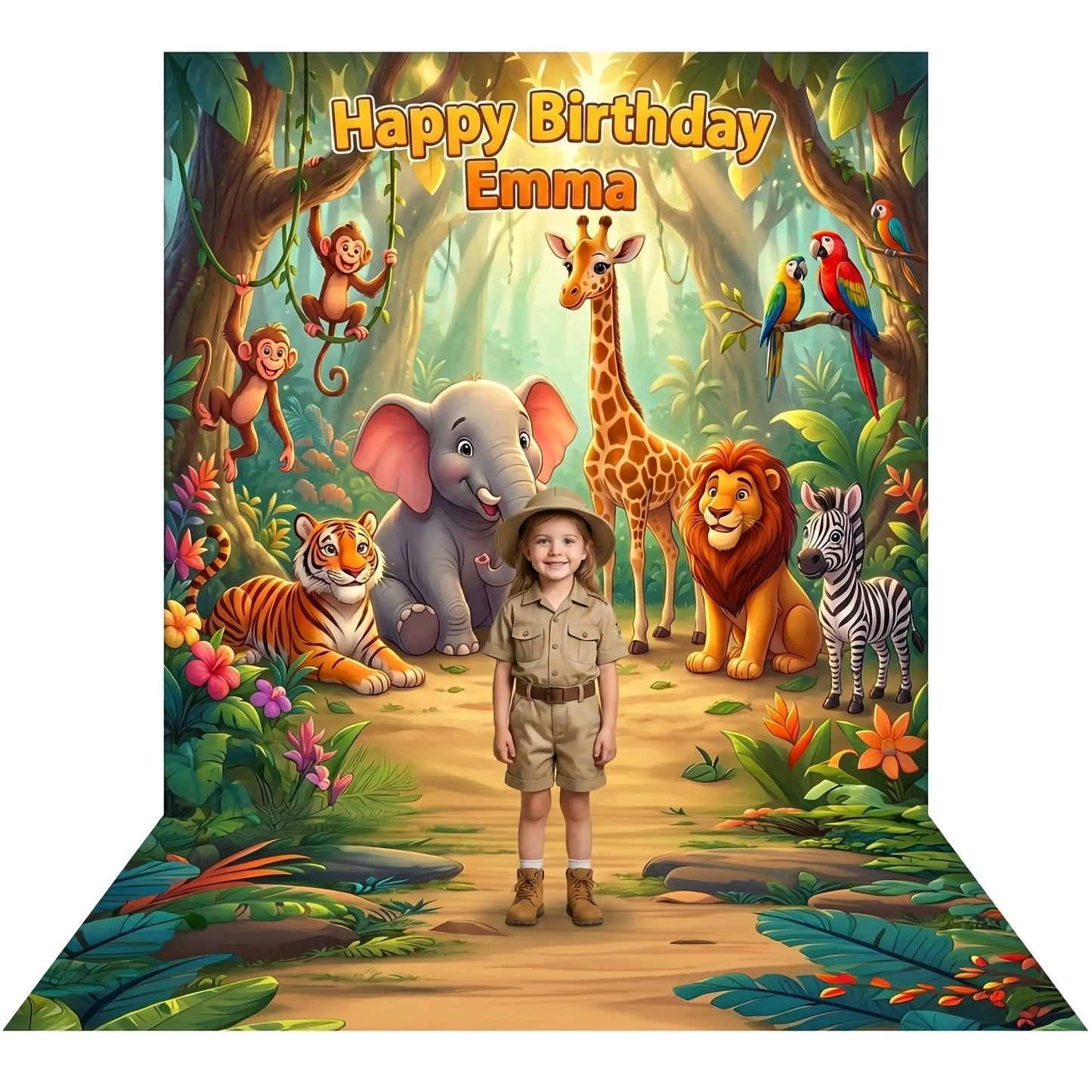 Jungle Photo Backdrop (Copy) Alba Backgrounds