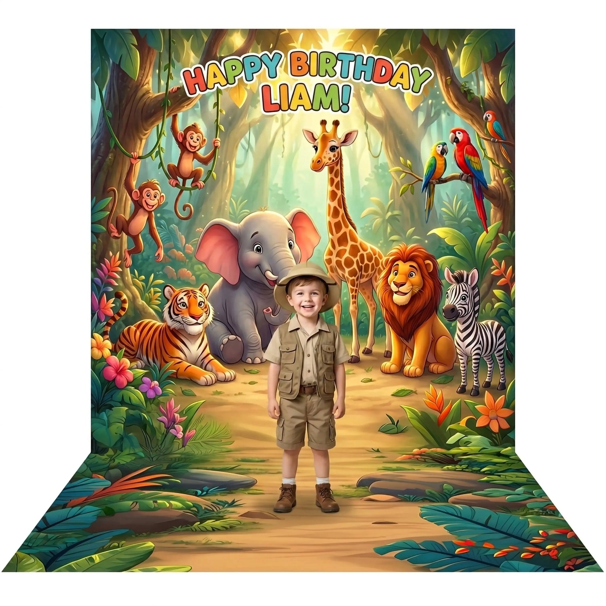 Jungle Photo Backdrop (Copy) Alba Backgrounds