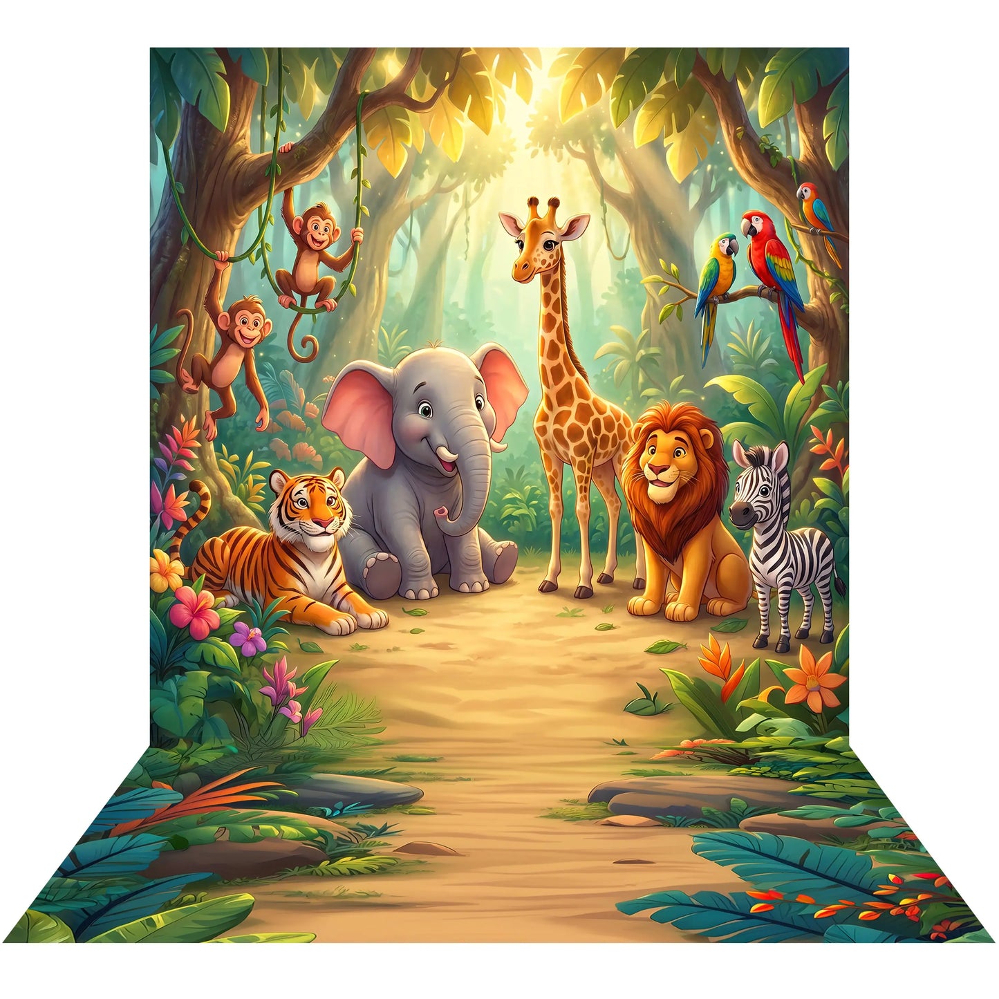 Jungle Photo Backdrop (Copy) Alba Backgrounds