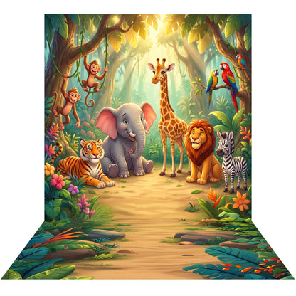 Jungle Photo Backdrop (Copy) Alba Backgrounds