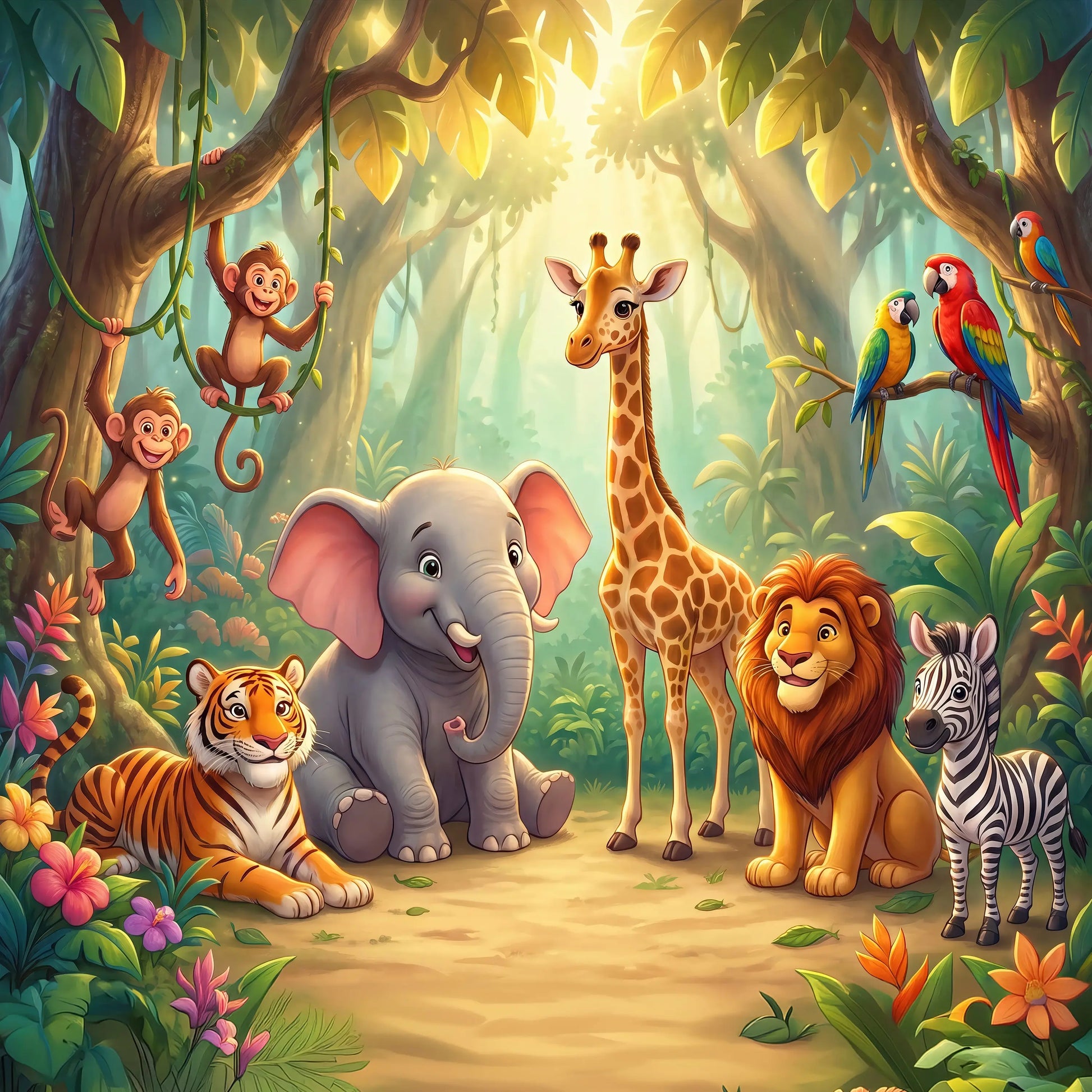 Jungle Photo Backdrop (Copy) Alba Backgrounds