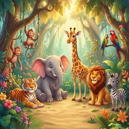 Jungle Photo Backdrop (Copy) Alba Backgrounds