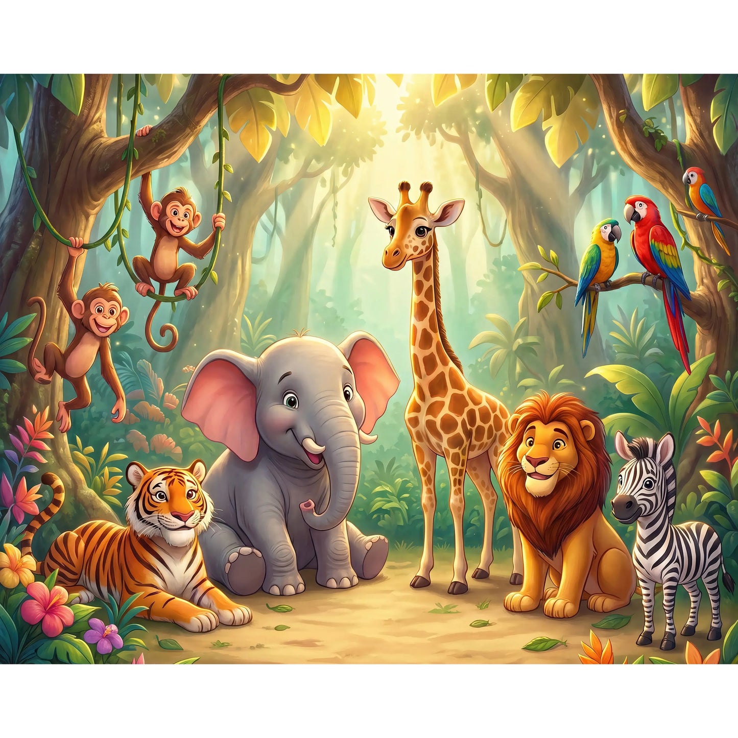 Jungle Photo Backdrop (Copy) Alba Backgrounds
