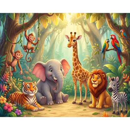 Jungle Photo Backdrop (Copy) Alba Backgrounds