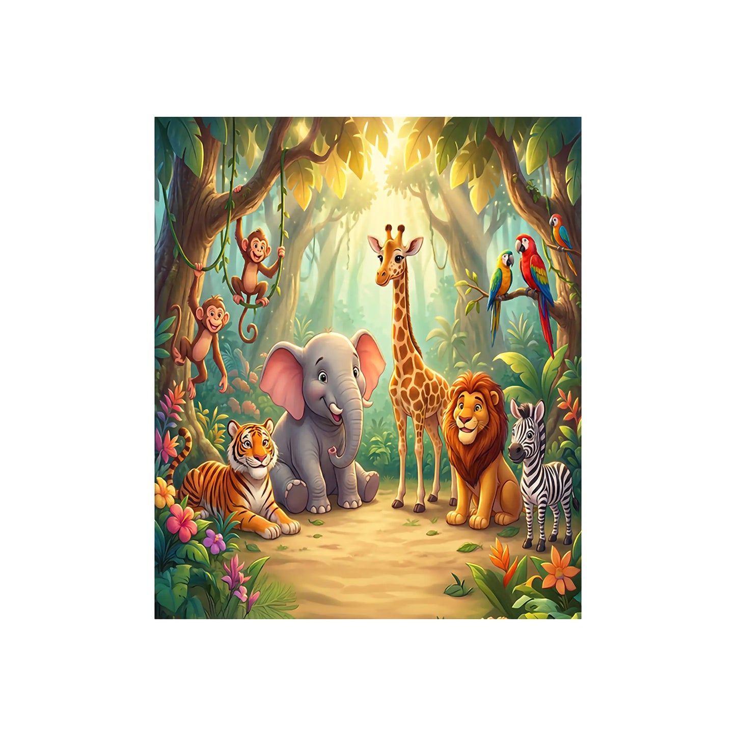 Jungle Photo Backdrop (Copy) Alba Backgrounds