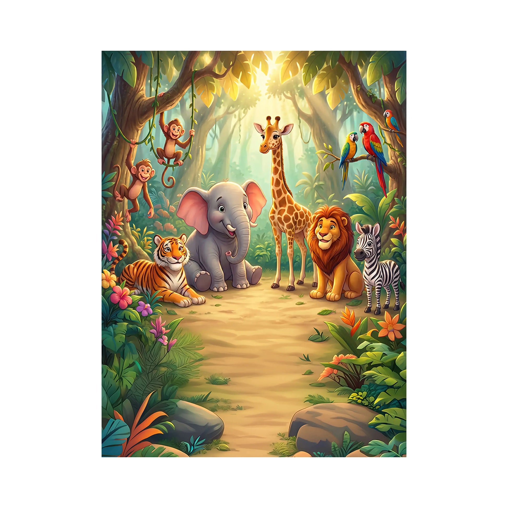 Jungle Photo Backdrop (Copy) Alba Backgrounds