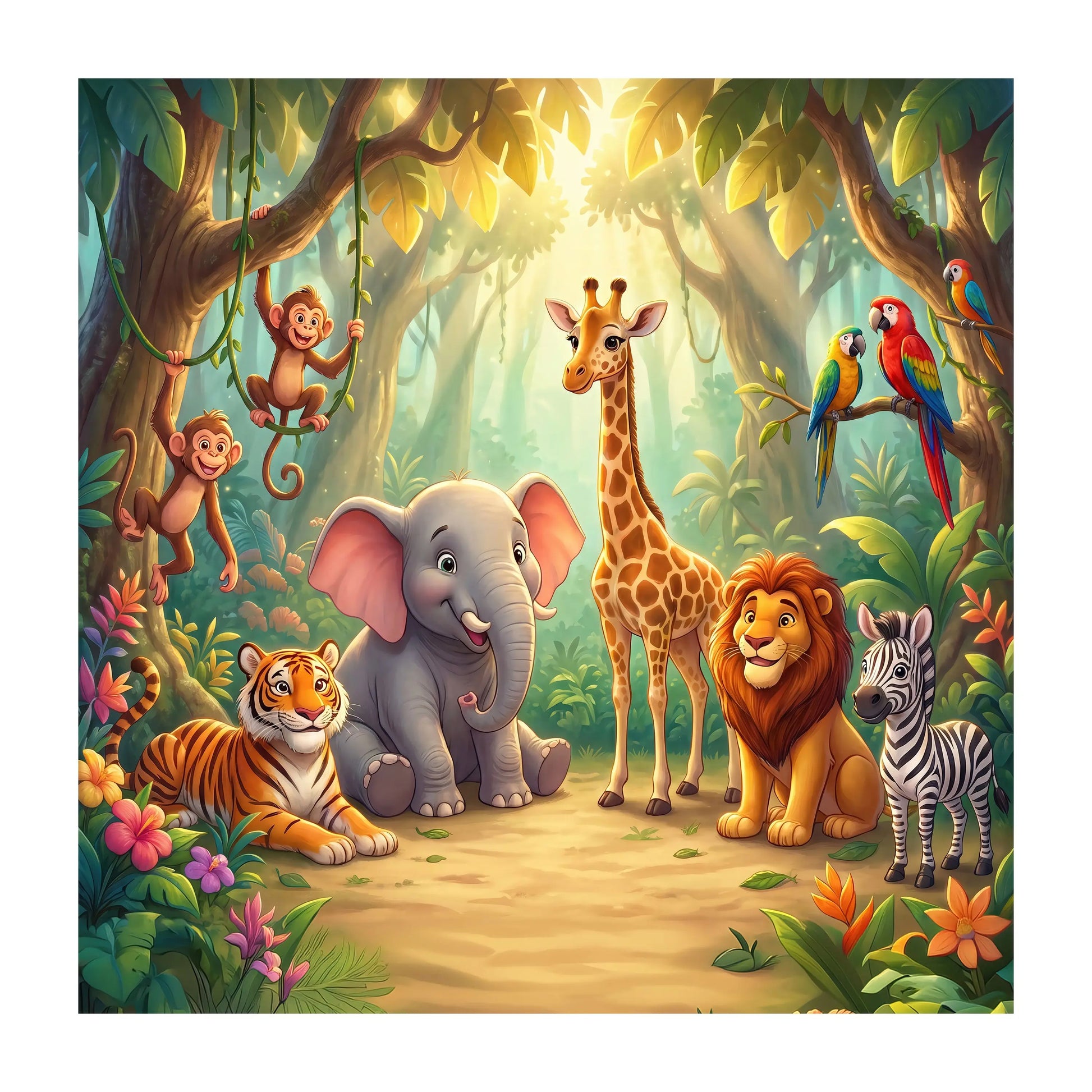 Jungle Photo Backdrop (Copy) Alba Backgrounds