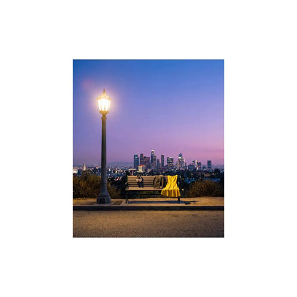 La La Land City View Backdrop, Movie Photo Banner, Los Angeles Themed Fabric Decor (Copy) Alba Backgrounds