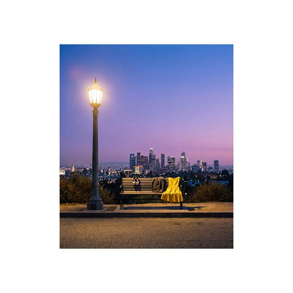 La La Land City View Backdrop, Movie Photo Banner, Los Angeles Themed Fabric Decor (Copy) Alba Backgrounds