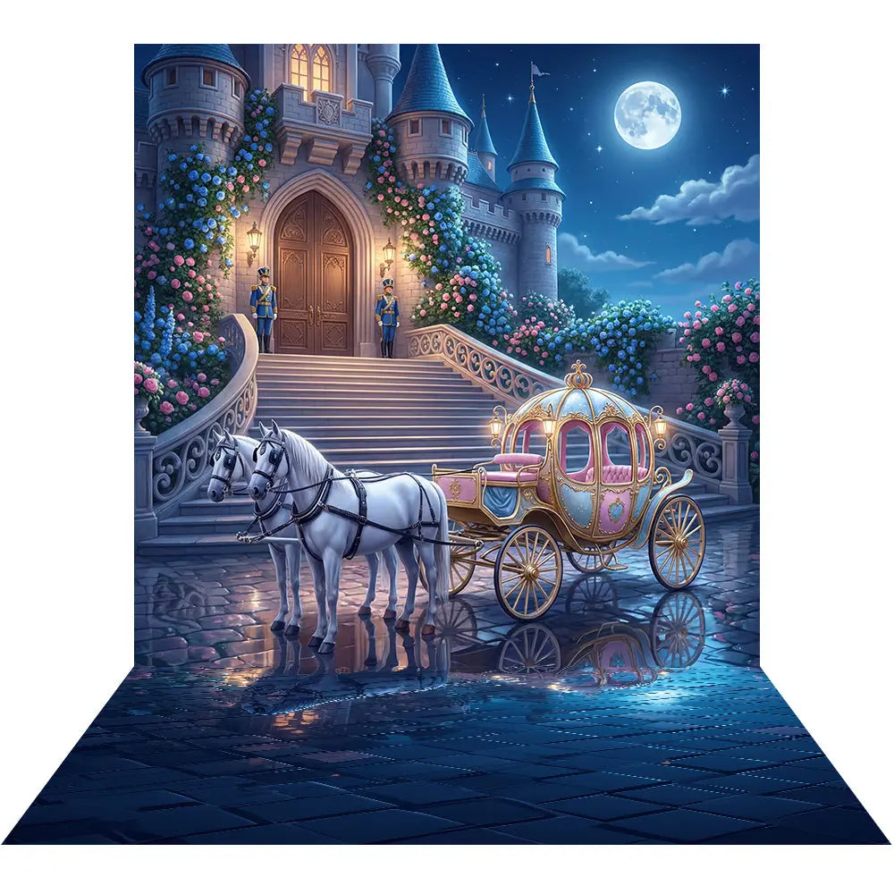 Princess Event Backdrop, Personalized, Kids' Fabric Photo Background Alba Backgrounds