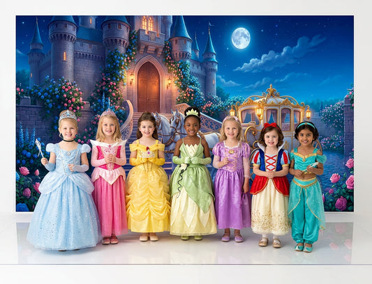 Princess Event, Wide Fabric Backdrop