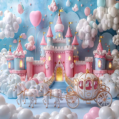 Princess World Backdrop, Personalized, Kids' Fabric Photo Background Alba Backgrounds