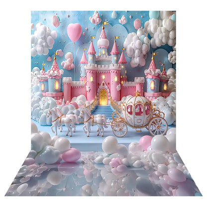 Princess World Backdrop, Personalized, Kids' Fabric Photo Background Alba Backgrounds