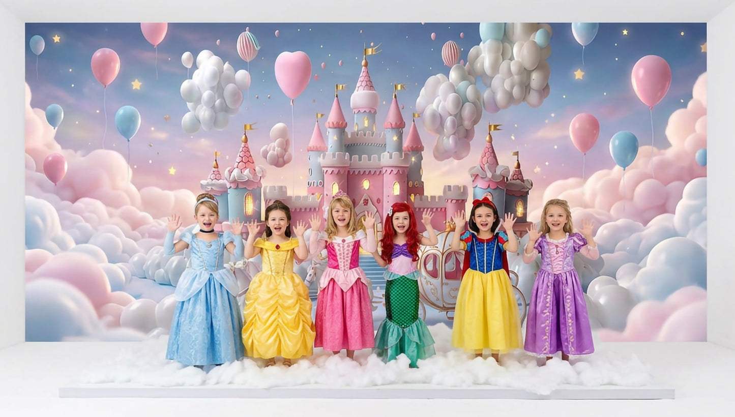 Princess World, Wide Fabric Backdrop