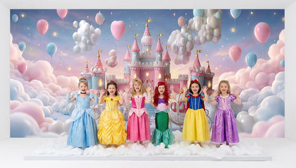 Princess World, Wide Fabric Backdrop