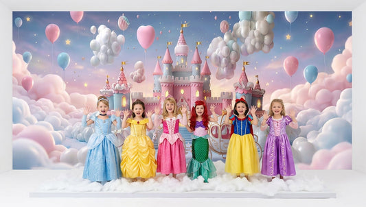 Princess World, Wide Fabric Backdrop