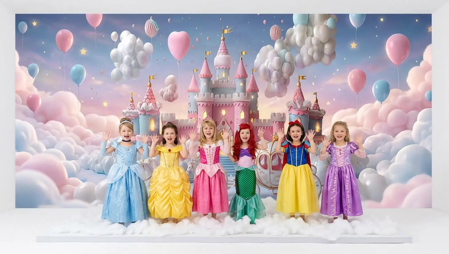 Princess World Backdrop, Personalized, Kids' Fabric Photo Background Alba Backgrounds