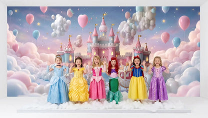 Princess World Backdrop, Personalized, Kids' Fabric Photo Background Alba Backgrounds