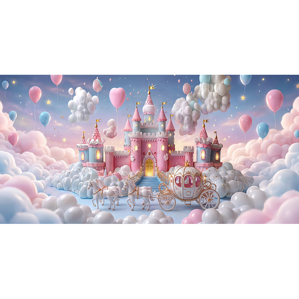 Princess World, Wide Fabric Backdrop