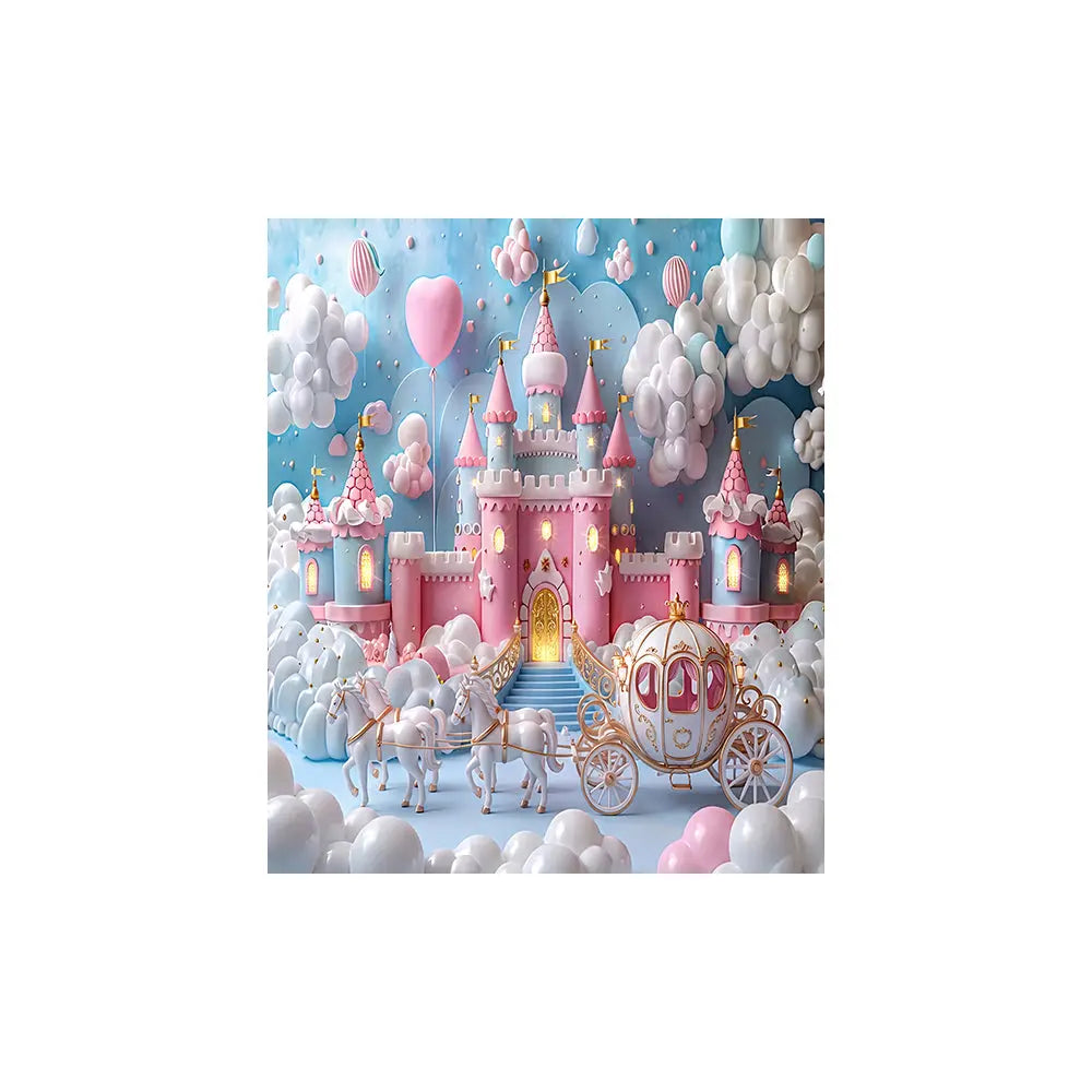 Princess World Backdrop, Personalized, Kids' Fabric Photo Background Alba Backgrounds