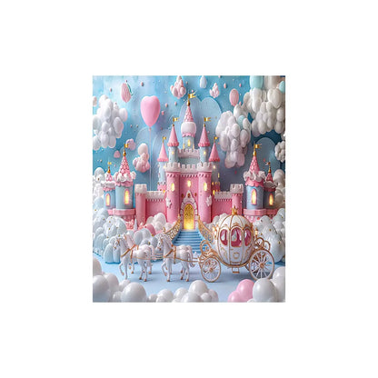 Princess World Backdrop, Personalized, Kids' Fabric Photo Background Alba Backgrounds