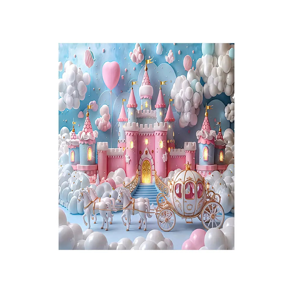 Princess World Backdrop, Personalized, Kids' Fabric Photo Background Alba Backgrounds