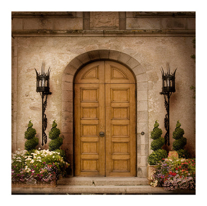 Camelot Castle Door Photography Backdrop