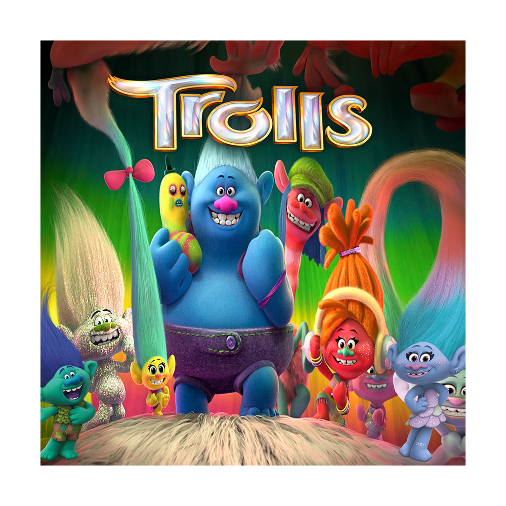Trolls Band Together Party Photo Backdrop 8x8