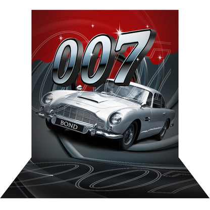 007 James Bond Aston Martin Photo Backdrop