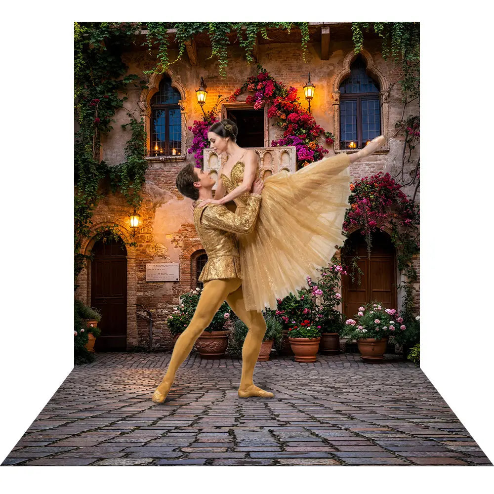 Romeo and Juliet Backdrop, Event Fabric Background Alba Backgrounds
