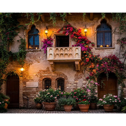 Romeo and Juliet Backdrop, Event Fabric Background Alba Backgrounds