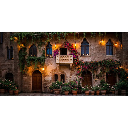 Romeo and Juliet Backdrop, Event Fabric Background Alba Backgrounds