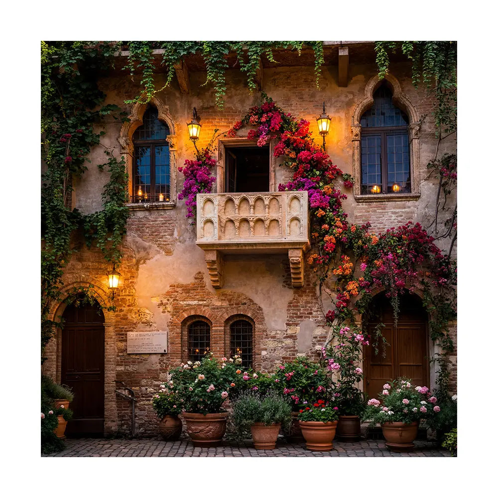 Romeo and Juliet Backdrop, Event Fabric Background Alba Backgrounds