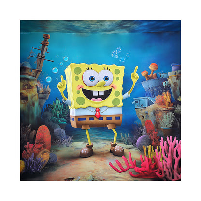 SpongeBob-SquarePants Photo Backdrop Alba Backgrounds