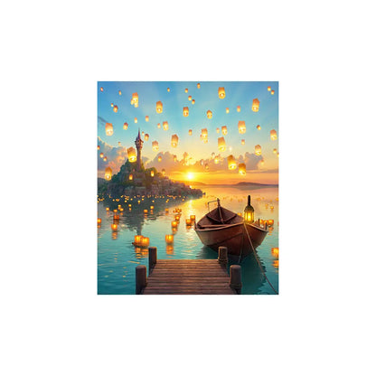 Tangled Sunset Backdrop Alba Backgrounds