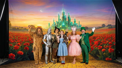 Wizard of OZ  Backdrop, Wide Fabric Backdrop