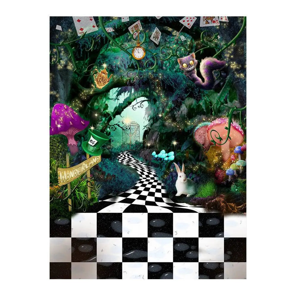 Alice In Wonderland Magical Adventure Photo Backdrop is stunning ...