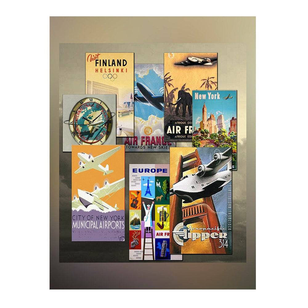 Around the World Travel Photo Backdrop - Pro 6  x 8  