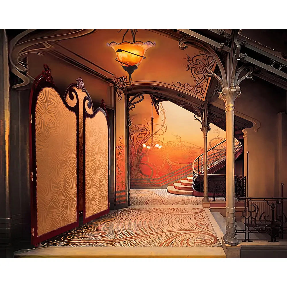 1920's Art Nouveau Photo Backdrop Fabric Background Alba Backgrounds