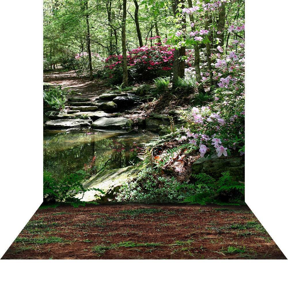 Azalea Pond Studio Backdrop - Basic 8  x 16  