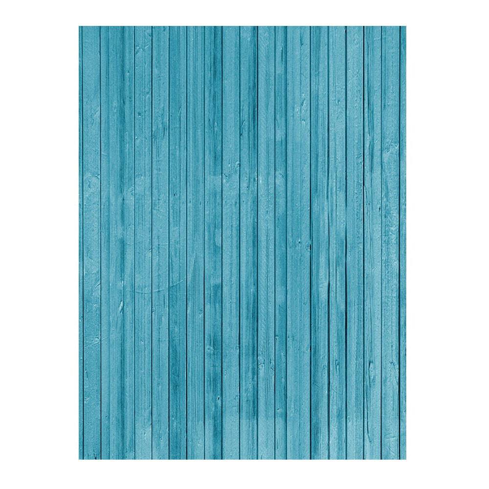 Blue Wood Photo Backdrop - Basic 6  x 8  