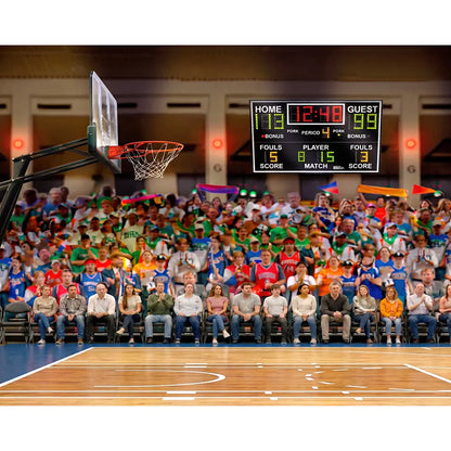 Basketball Court Photo Backdrop Alba Backgrounds