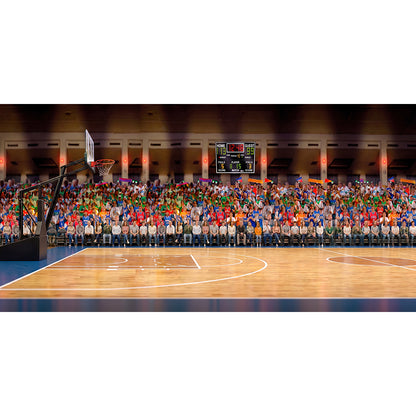Basketball Court, Wide Fabric Backdrop