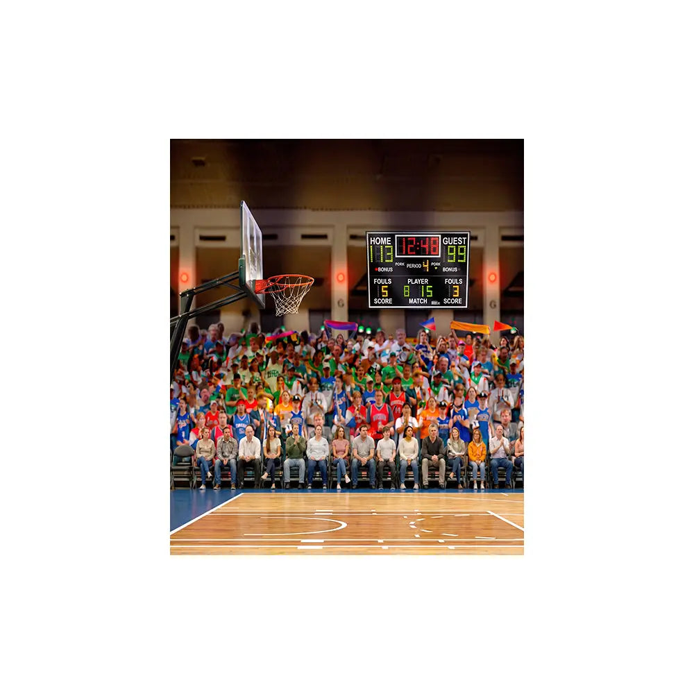 Basketball Court Photo Backdrop Alba Backgrounds