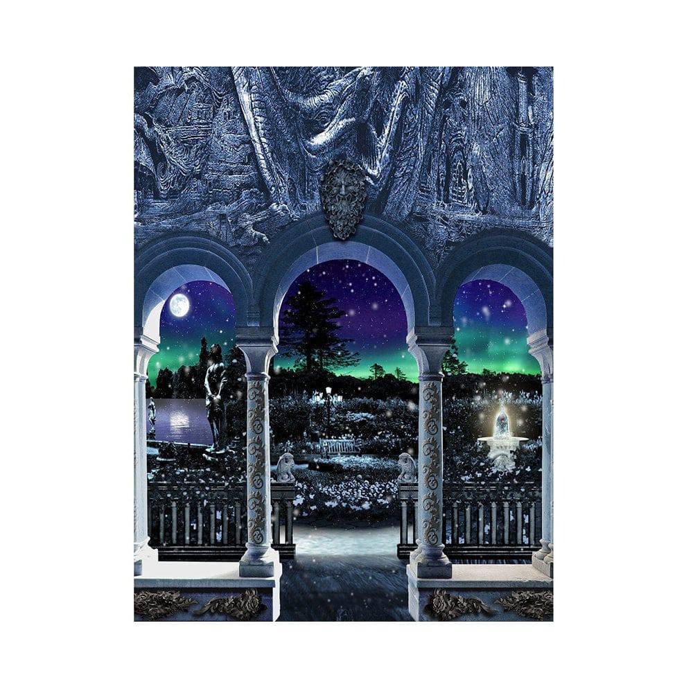 Medieval Enchanted Castle Photo Backdrop - Basic 5.5  x 6.5  