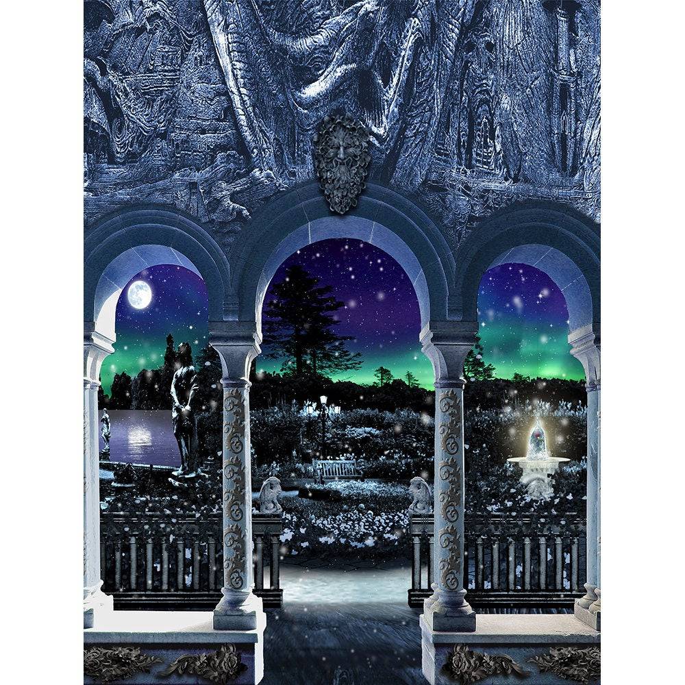 Medieval Enchanted Castle Photo Backdrop - Basic 8  x 10  