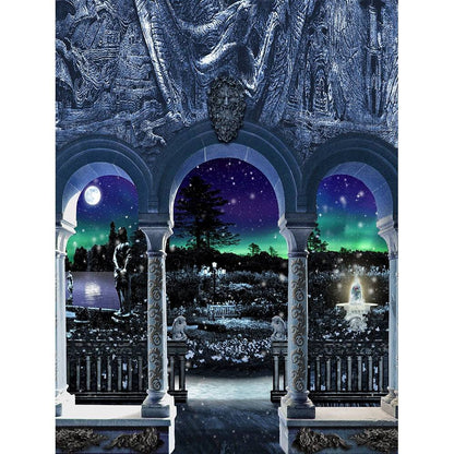 Medieval Enchanted Castle Photo Backdrop - Basic 8  x 10  