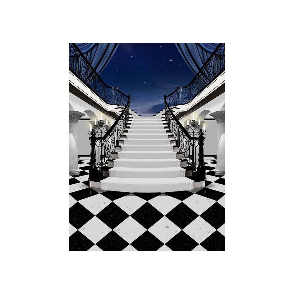 Fancy Black Tie Event Photo Backdrop - Basic 4.4  x 5  